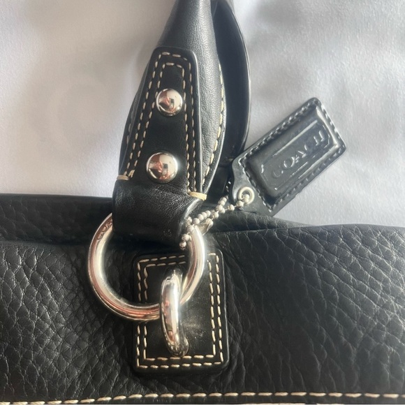 Coach Y2k OP Art Signature Penelope Leather Shoulder Handbag Pocketbook - Picture 4 of 16